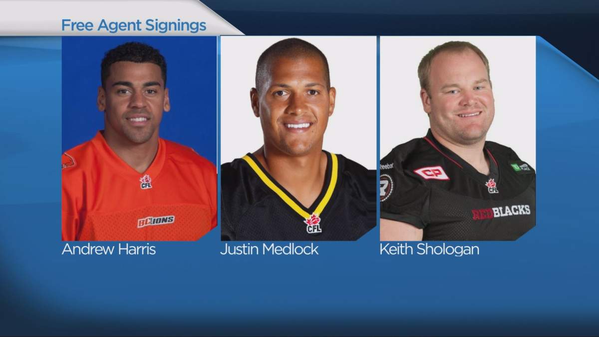 WATCH: Winnipeg Blue Bombers sign seven new players - image
