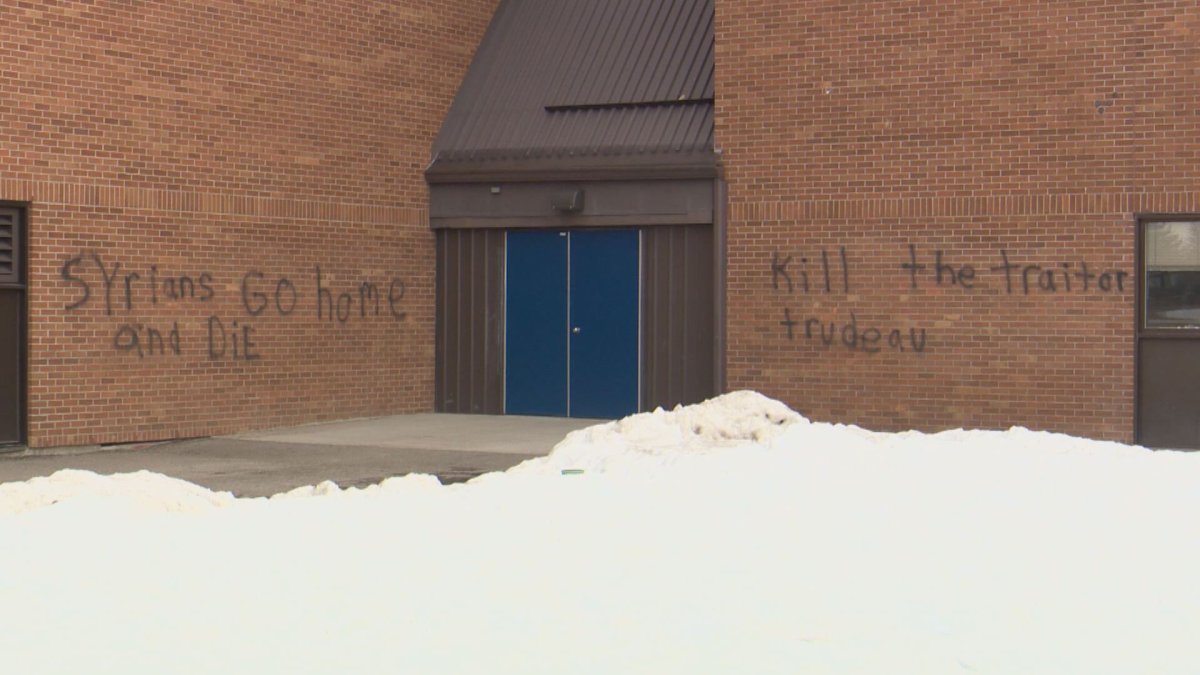 There's been another round of racist hate graffiti sprayed in Calgary. Feb 14, 2016.