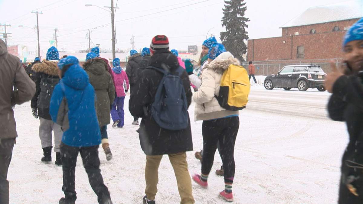 Over 300 people took part in the Coldest Night of the Year walk in support of the Hope Mission