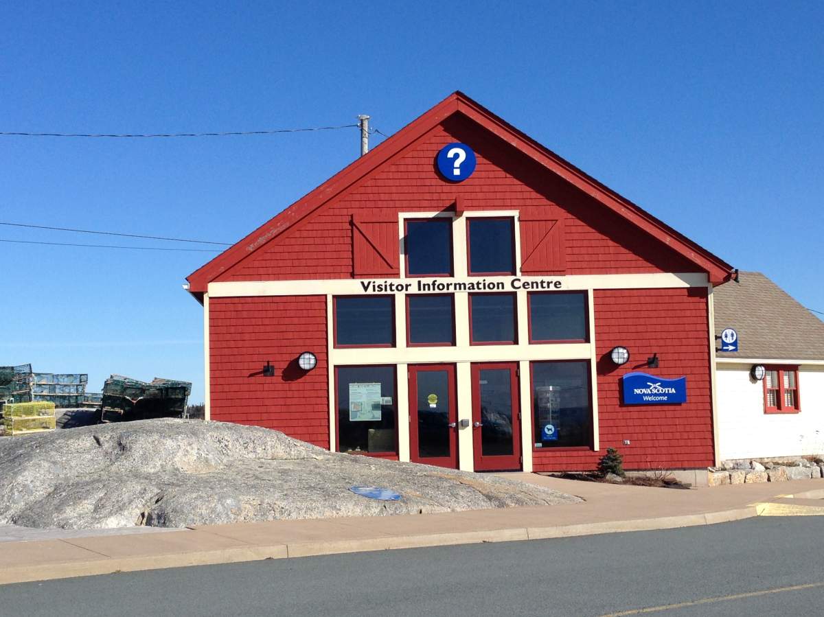The visitor information centre in Peggy's Cove, N.S. is pictured here.