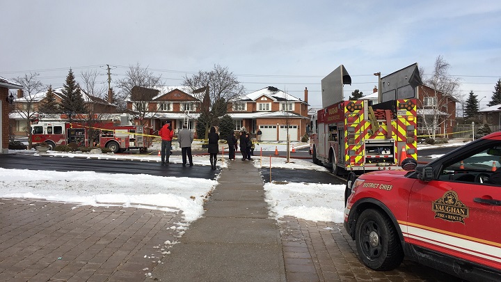 1 confirmed dead in 2-alarm fire at home in Vaughan on Feb. 10, 2016.