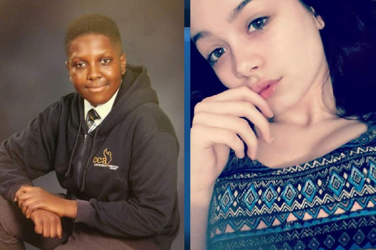 Police are seeking public assistance to locate Ryan Omomia, left and Serenity Rossi.
