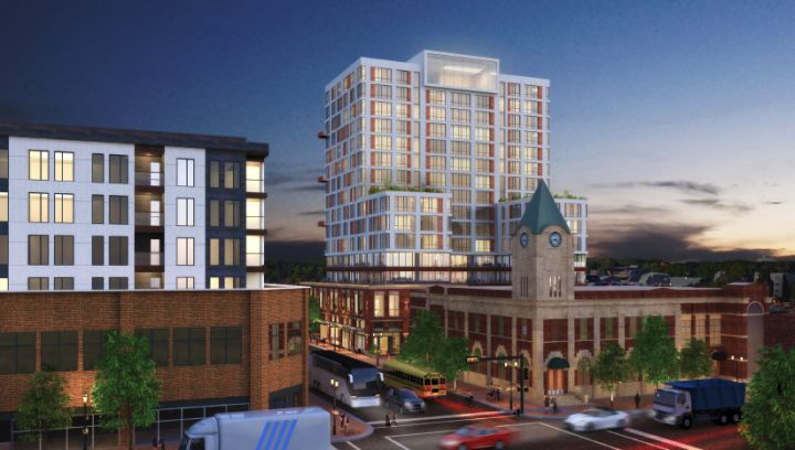 WestOak Development’s proposed Mezzo Tower would sit on 105 Street just south of Whyte Avenue.