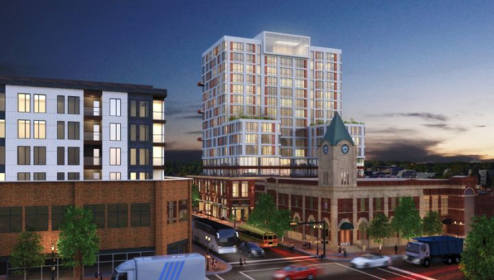 WestOak Development's proposed Mezzo Tower would sit on 105 Street just south of Whyte Avenue.
