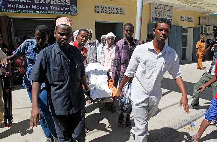 Police: 14 Dead As Al-Shabab Gunmen Attack Hotel In Mogadishu ...