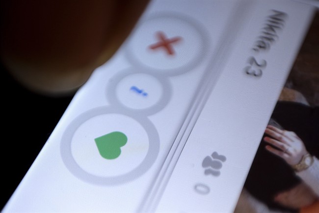 Some Tinder users were left hanging Monday.