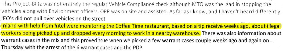 Memos suggest border agency broke rules in ‘vehicle safety blitz’ that deported 13 - image