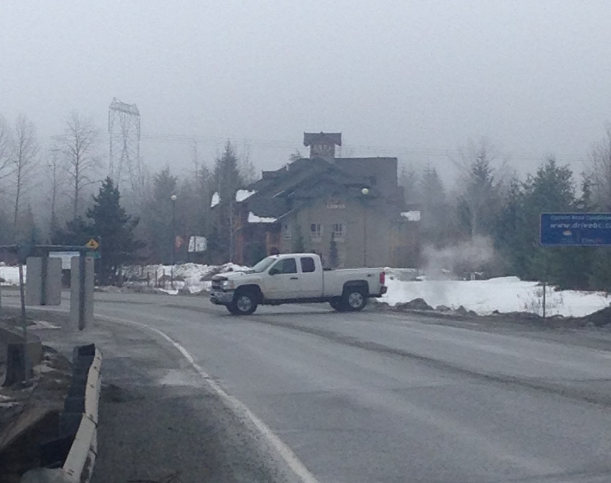 This is the truck allegedly involved in a hit-and-run in Pemberton.