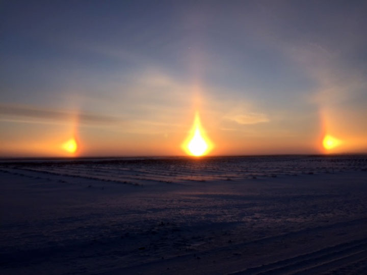 Feb. 13: This Your Saskatchewan photo was taken by Kelly Anderson of a sunrise in Melfort.