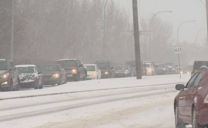 Snow turned to freezing rain Wednesday, causing traffic and delays, Wednesday, February 3, 2016.