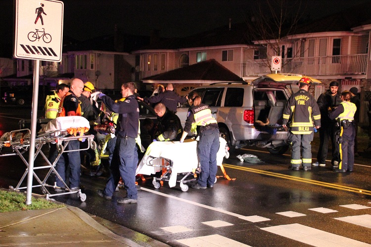 2 people in serious condition after being hit by cars in Surrey - BC ...