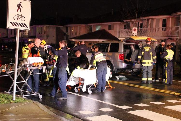 2 people in serious condition after being hit by cars in Surrey - BC ...