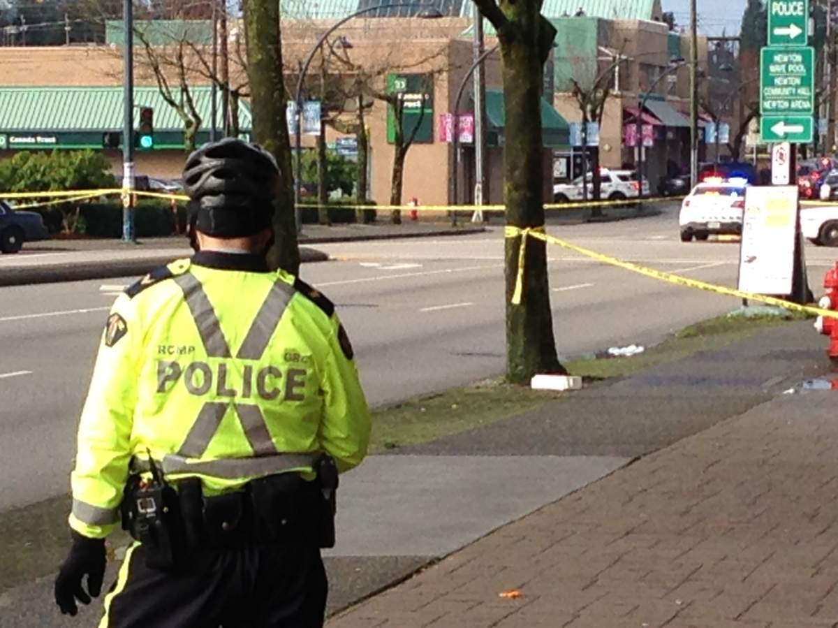 Suspect in custody after RCMP surround Surrey bank for 6 hours - BC ...