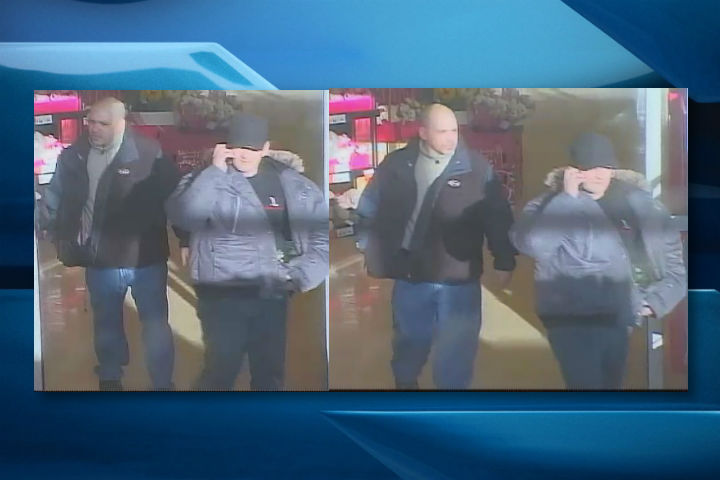 Sussex RCMP looking for 2 men caught on camera stealing from store - image