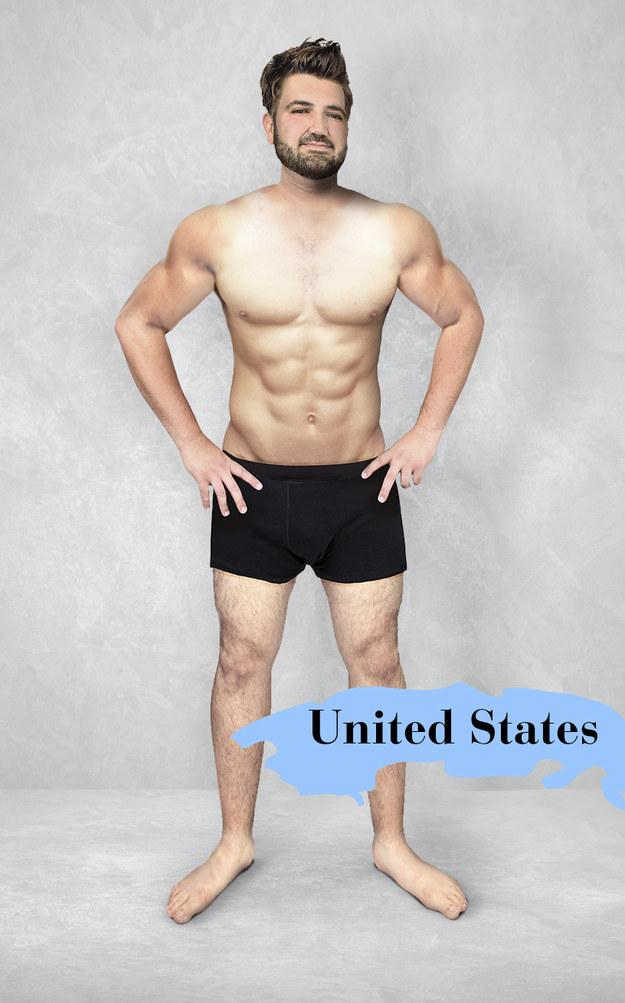How the ‘ideal’ male physique looks around the world - image