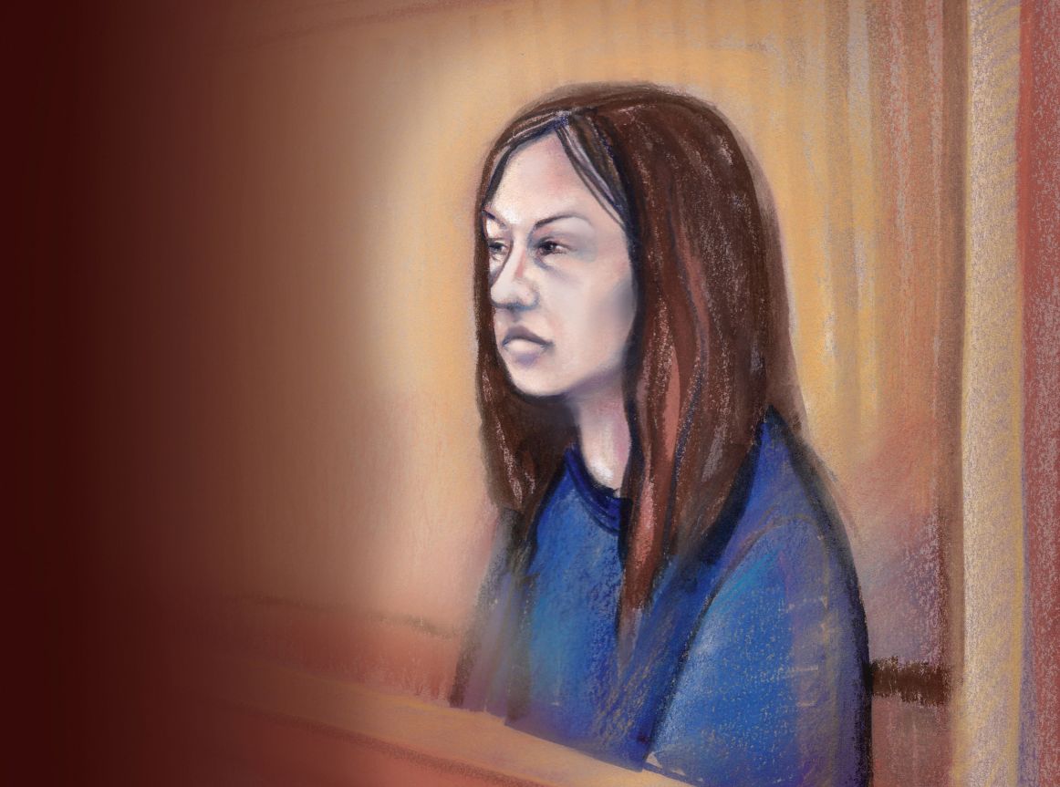 Kirsten Lamb, seen here in a court sketch from Dec. 2010.