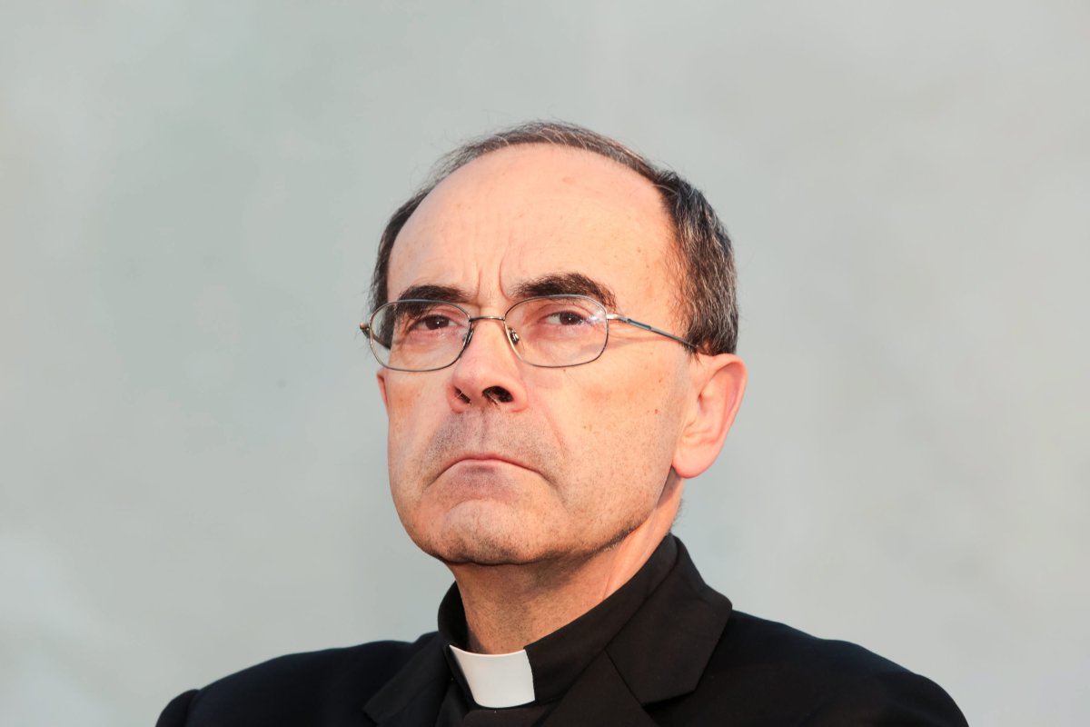 Lyon's archbishop monseigneur Philippe Barbarin is seen on October 1, 2014 in Lyon.