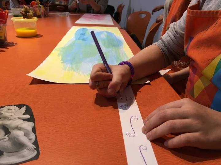 Al fresco workshop at the Museum of Fine Arts in Montreal, Wednesday March 2, 2016.