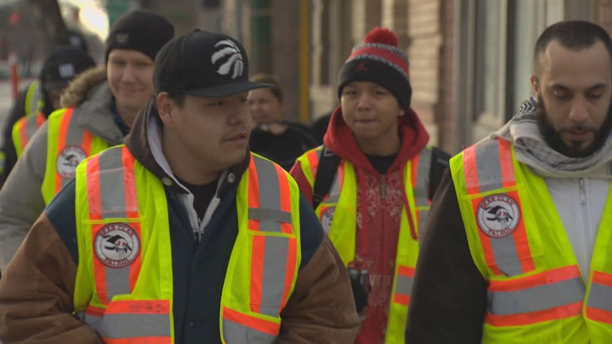 The Bear Clan Patrol walks the streets of Winniepg's North End every Thursday to Sunday evening. 