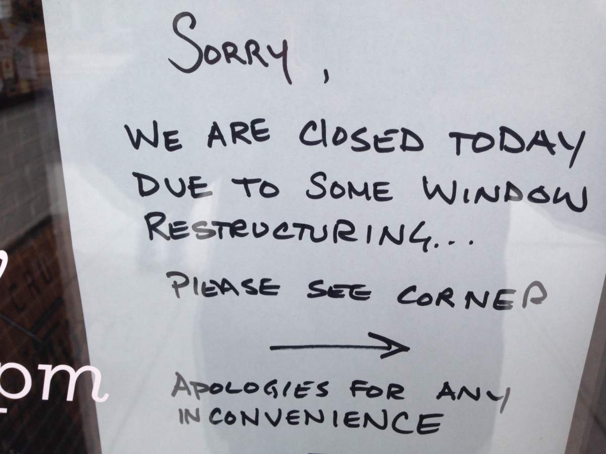 Car smashes through The Beltliner restaurant in downtown Calgary - image