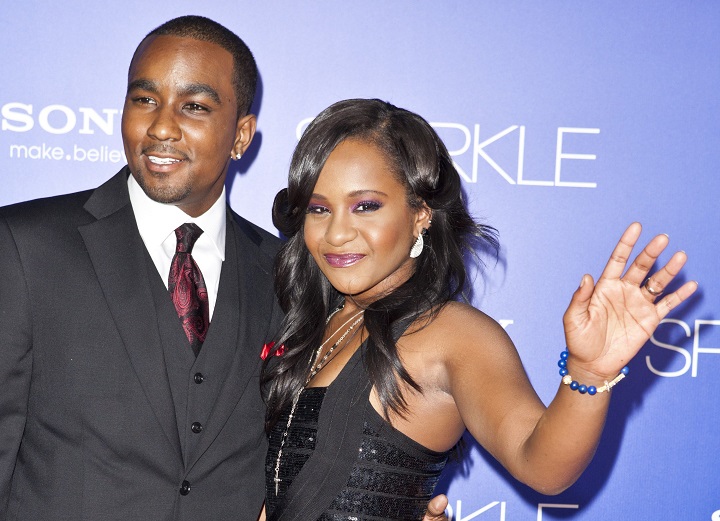 File photo of Nick Gordon and Bobbi Kristina Brown in Los Angeles, CA on August 16, 2012. 