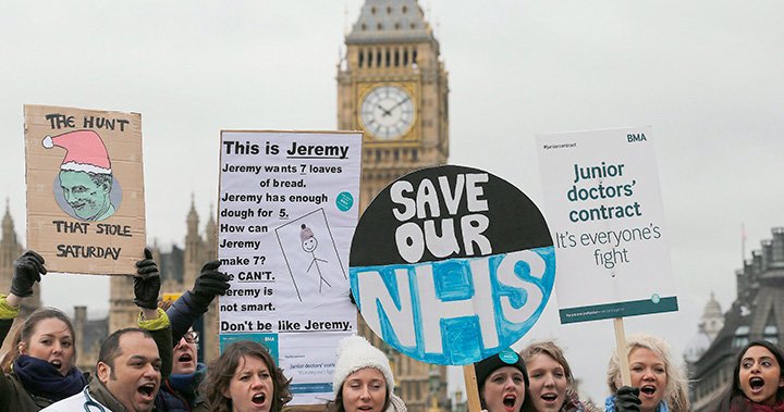 Latest junior doctors' strikes 'could lead to 75,000 cancellations in  London' as medics walk out for second day