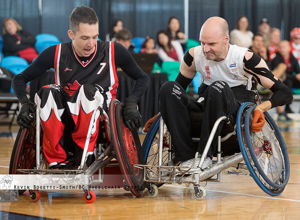 31-year-old Byron Green (left) in competition.  The Paralympic hopeful's car was broken into this weekend and his spare wheels and equipment worth $2,300 were stolen. 