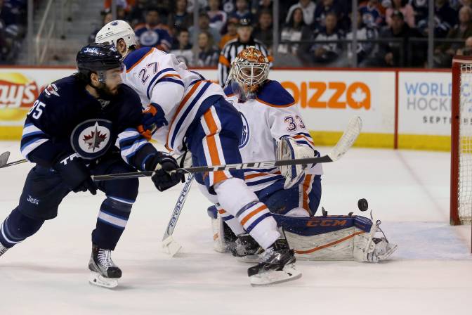 Edmonton Oilers Cam Talbot is named the NHL's first star after going 3-0-0, March 7, 2016. 