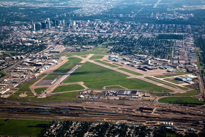 A look at the site of Edmonton’s old City Centre Airport.