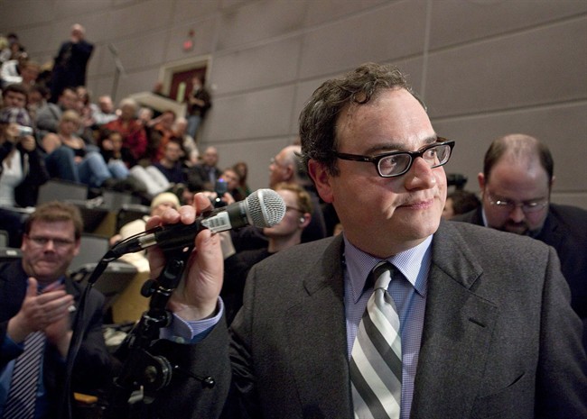 Ezra Levant is shown at the University of Ottawa in Ottawa on March 23, 2010. 