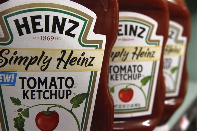 This March 2, 2011, file photo, shows containers of Heinz ketchup on the shelf of a market, in Barre, Vt.
