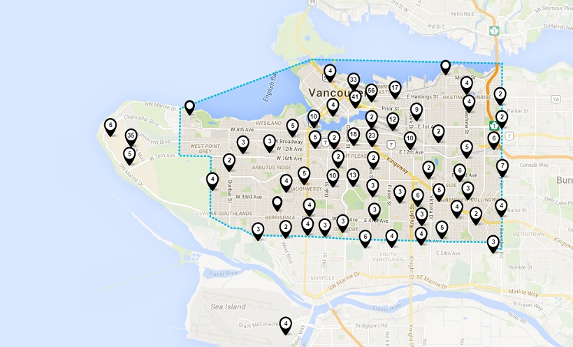 Where you can find a car in the Lower Mainland with Evo.