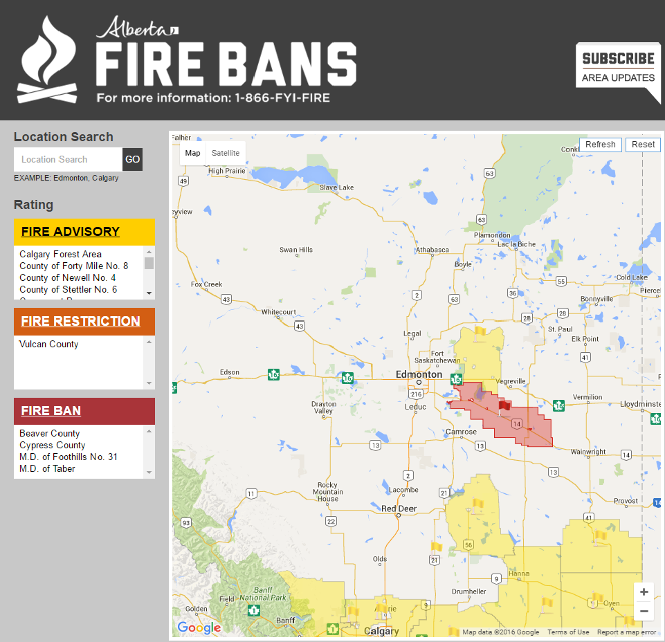 First fire ban of the season issued for central Alberta - image