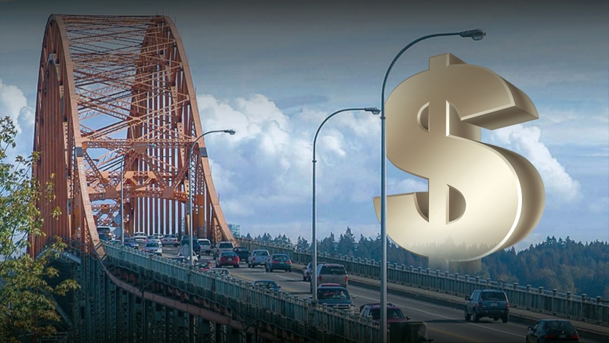 A new Pattullo Bridge is on the list of things that will cost the cost the current government money.