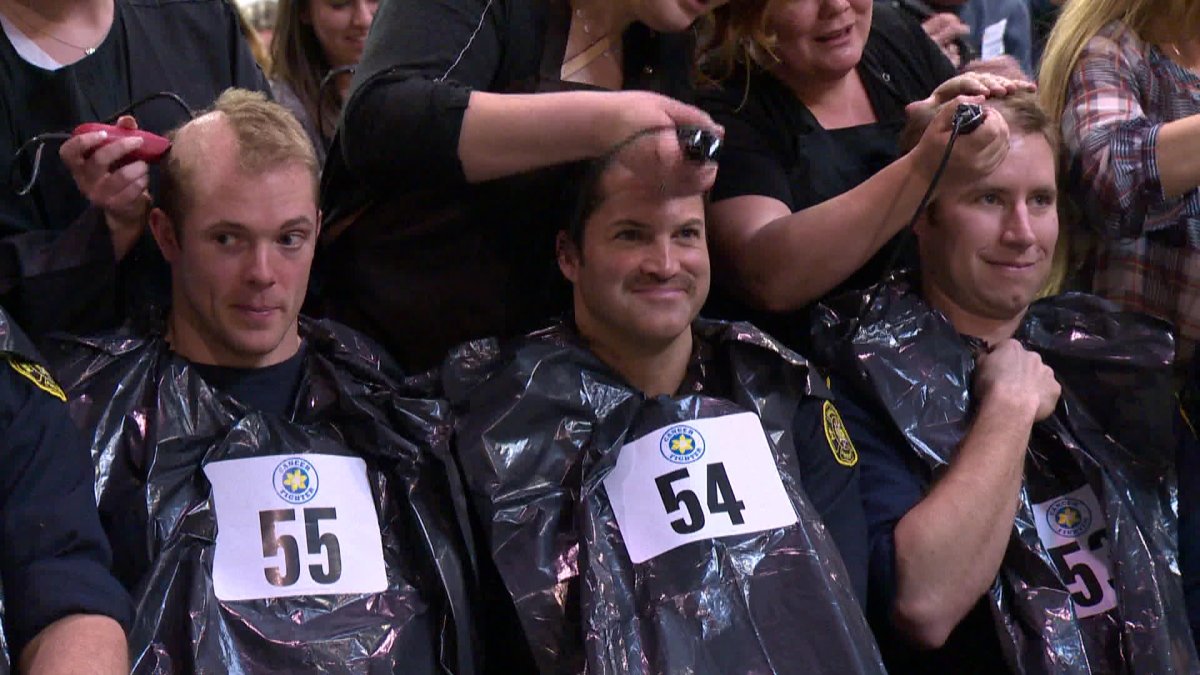Record breaking head shave for the Calgary Fire Department - image