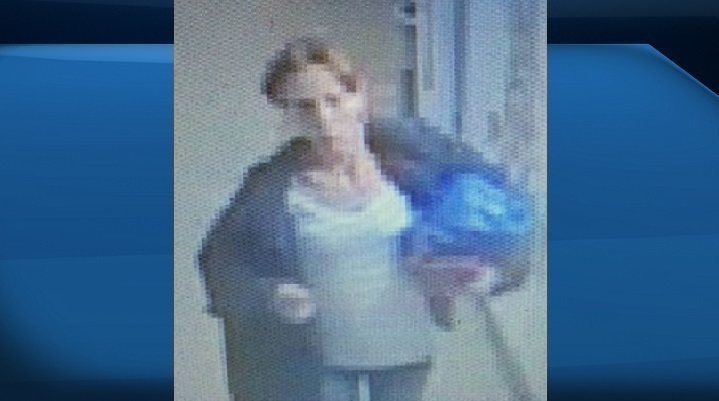Image of a female suspect wanted in school thefts in Toronto.