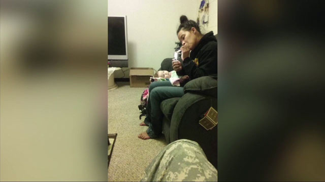 ‘Please help’: friend posts online plea to help mother allegedly smoking meth by baby - image