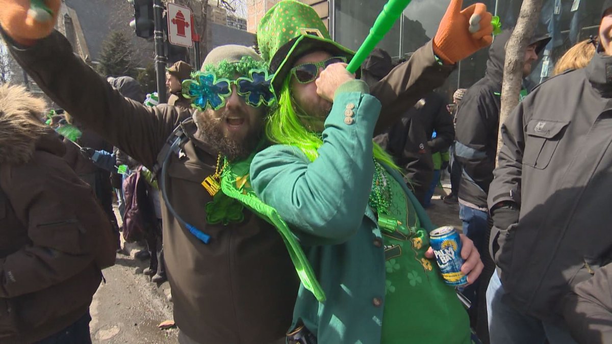 St. Patrick's Day enthusiasts at last year's parade. 