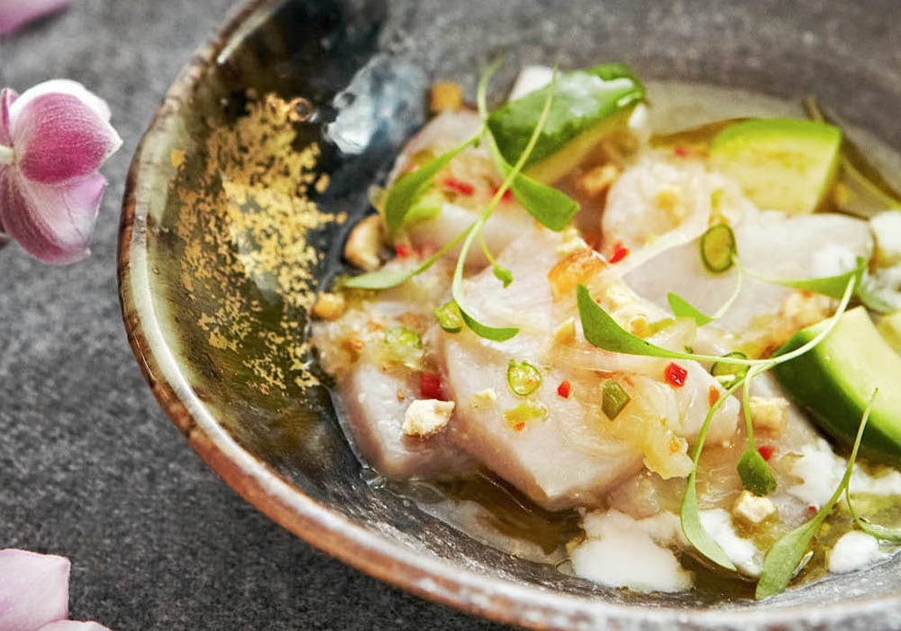 Hamachi Ceviche from Nota Bene in Toronto.