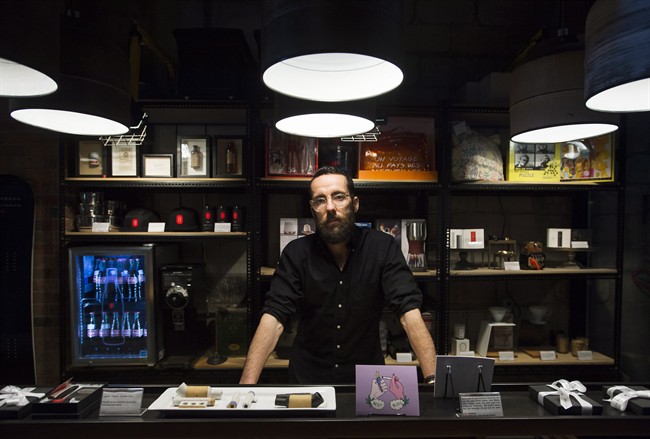 Alan Gertner CEO of Tokyo Smoke poses for a photograph at his business in Toronto on Tuesday, March, 2016. 