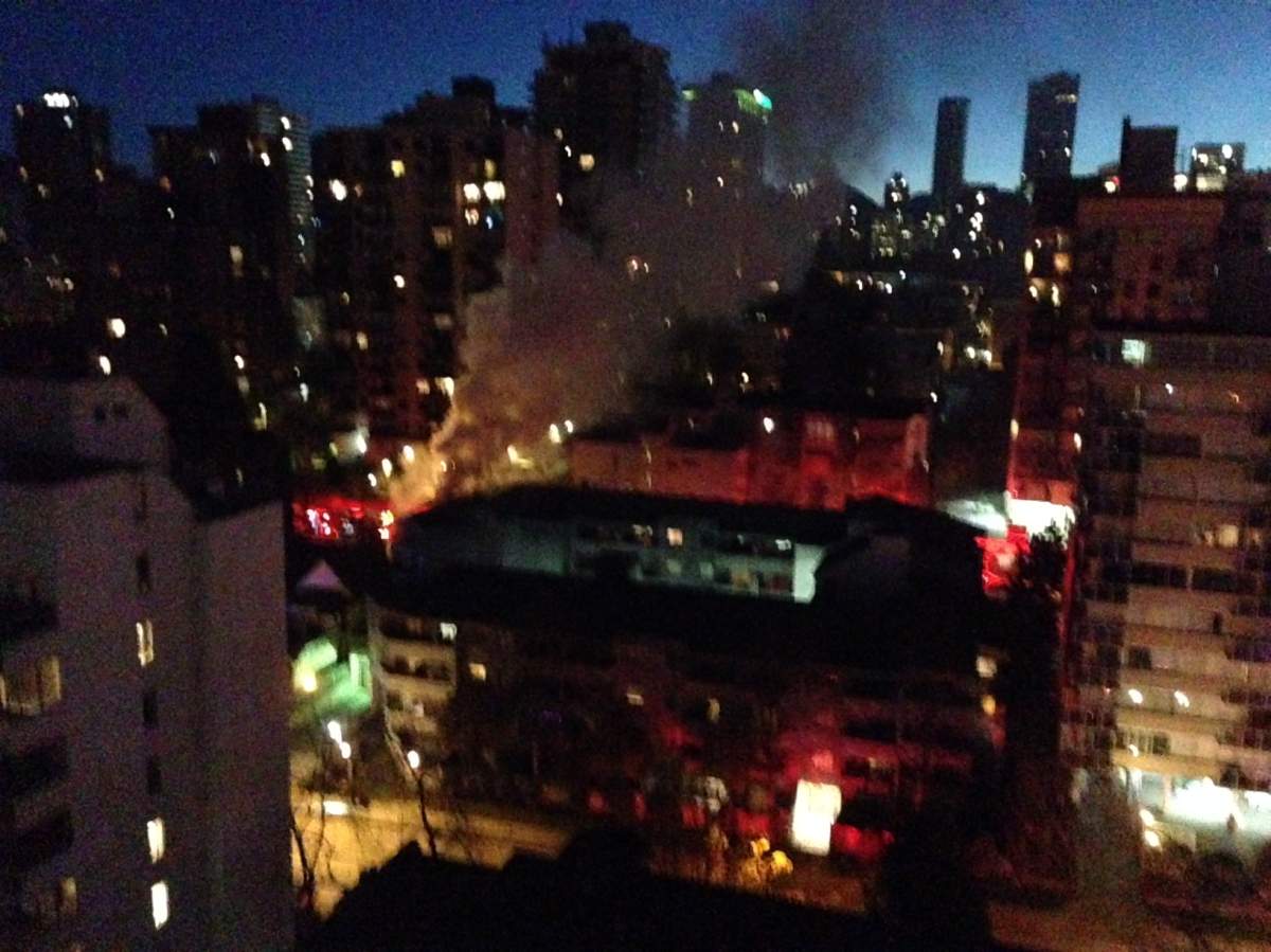 1 man burned and dozens left homeless after West End fire - image