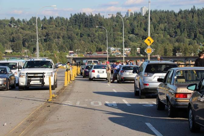 Drivers were lined up for hours following the crash in August, 2015.