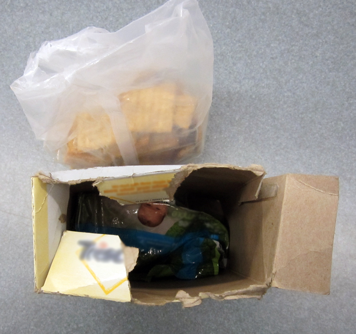 Officers found marijuana in a cracker box at the Coutts border crossing on Feb. 18, 2016. 