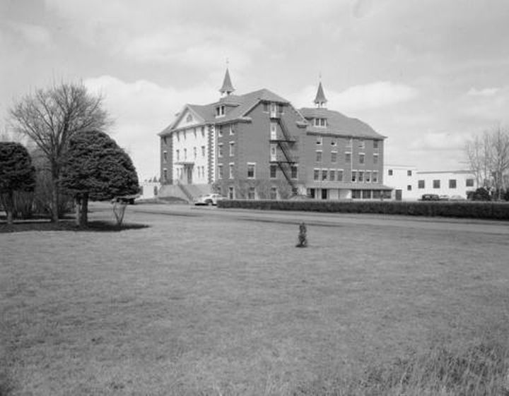 A file photo of the Provincial Training School in Red Deer, Alta. that played a pivotal role in the sexual sterilization movement in Alberta.