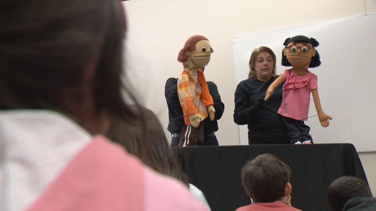 Kids on the Block puts on a show for George Ferguson School