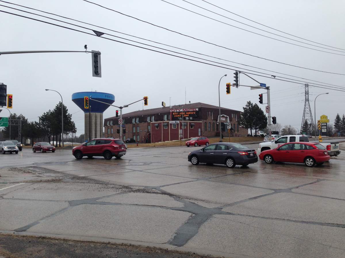 The City Motel is located directly beside the Regent & Prospect Street intersection