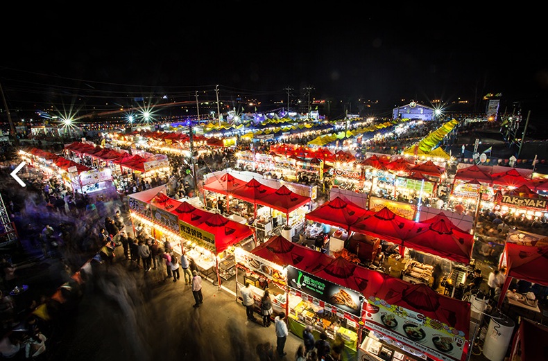 Scenes from the Richmond Night Market in 2016
