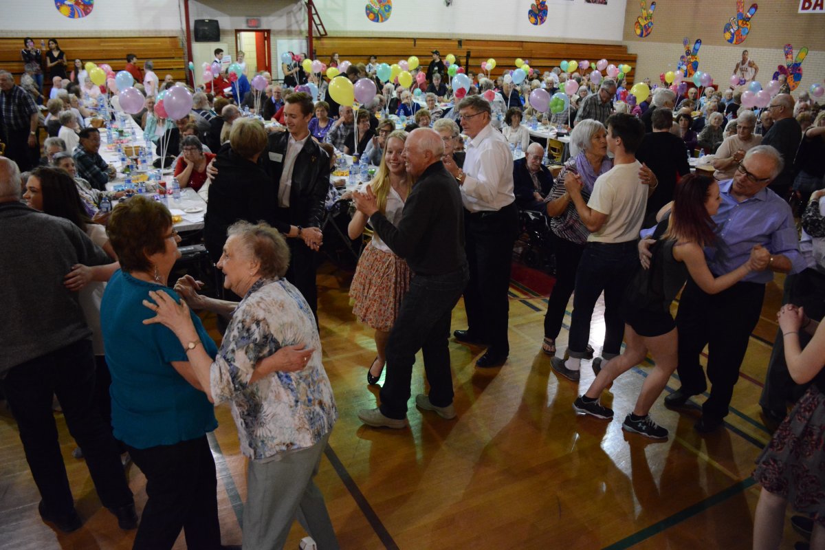 The yearly event gives seniors a night of fun and entertainment with students, free of charge.