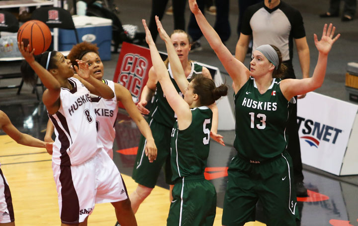 Saskatchewan defeated the Saint Mary's Huskies 65-58 in the other semifinal contest.