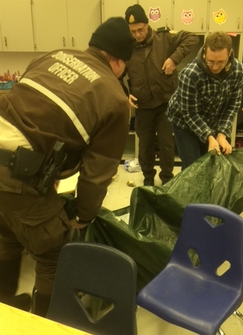 Conservation officers help deer